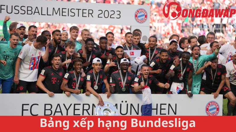  thông tin xếp hạng Bundesliga tại Bongdawap