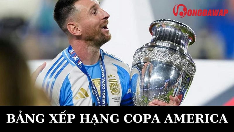 bảng xếp hạng giải đấu Copa America 