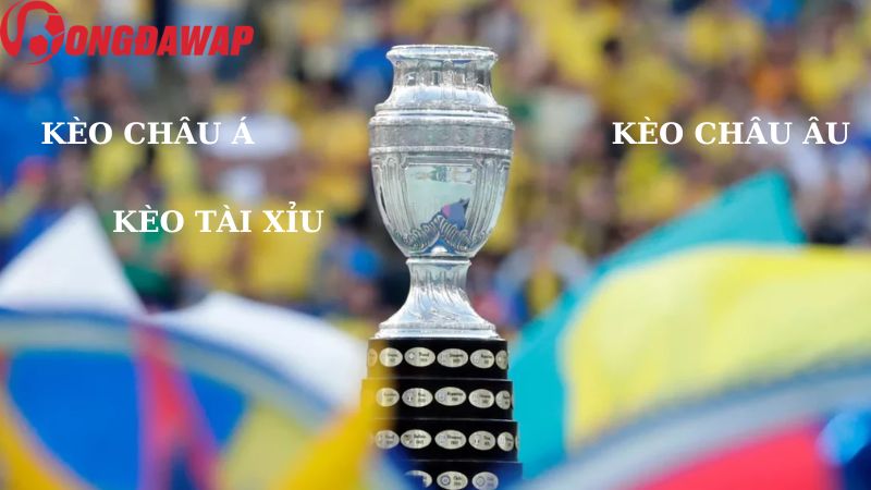 Những loại kèo bóng đá Copa America 